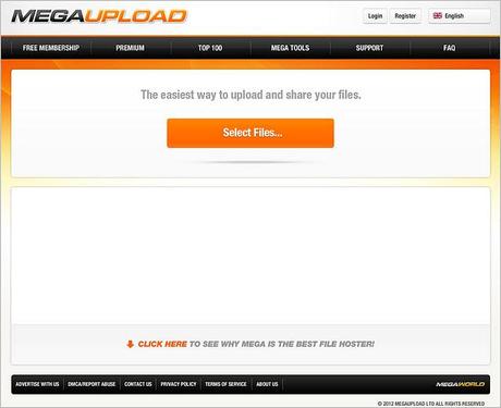 Nueva pagina de Megaupload es un engaño