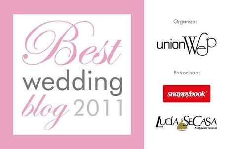Premios Unionwep al Best Wedding Blog 2011