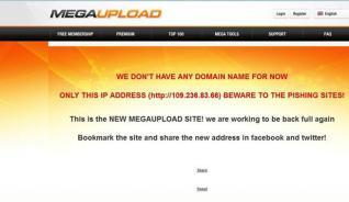 Estafas que simulan la vuelta de Megaupload