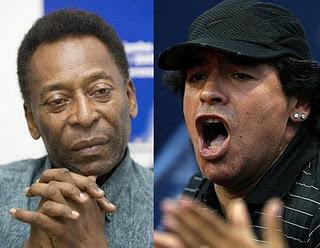 Maradona ridiculiza a Pelé