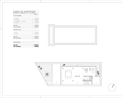 A-cero presenta el proyecto de ampliación de una vivienda en Oleiros, A Coruña