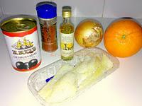 Ensalada de naranja y bacalao con aceites aromáticos