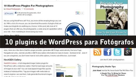 10 plugins de WordPress para Fotógrafos