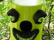 Reciclando botes latas para jardín