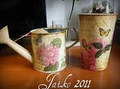 decoupage zinc
