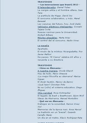 El ciervo nº 730, enero de 2012, rinde homenaje a Francisco Brines