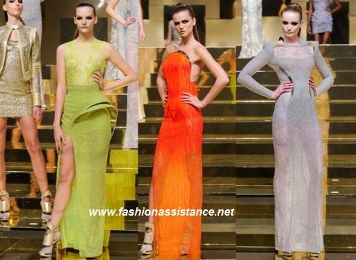 Paris Fashion Week Haute Couture, Spring/Summer 2012. Versace. Front Row