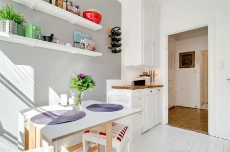 suelo de madera blanco estilo escandinavo diseño de interiores decorar con muebles de ikea decoración pisos pequeños decoración mini pisos decoración estudios decoración estilo nórdico decoración en blanco decoración de interiores 