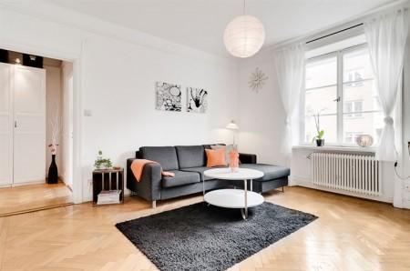 suelo de madera blanco estilo escandinavo diseño de interiores decorar con muebles de ikea decoración pisos pequeños decoración mini pisos decoración estudios decoración estilo nórdico decoración en blanco decoración de interiores 