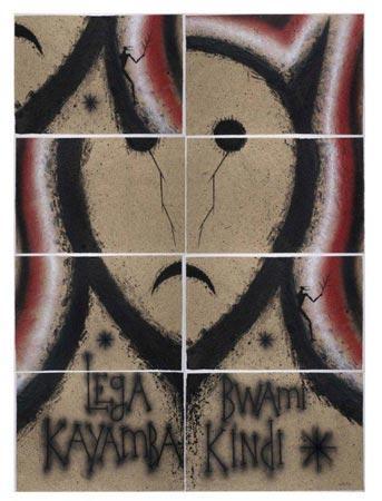 José Bedia 'Lega Kayamba Bwami Kindi', 2007. José Bedia 'Lega Kayamba Bwami Kindi', 2007.