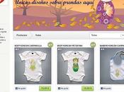 ¡NUEVA tienda camisetas, ropa bebé bolsos Pendientera!