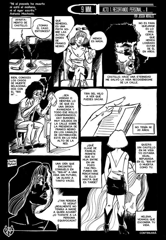 Webcómic “9mm”; Acto 1 – II