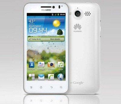 Huawei Honor, en color blanco y con Ice Cream Sandwich