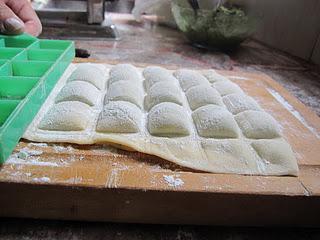 Ravioles de espinaca y ricotta