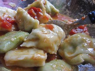 Ravioles de espinaca y ricotta