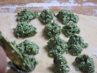 Ravioles de espinaca y ricotta