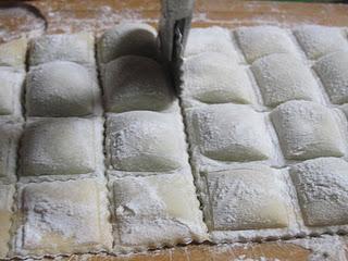 Ravioles de espinaca y ricotta