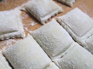 Ravioles de espinaca y ricotta
