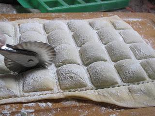 Ravioles de espinaca y ricotta