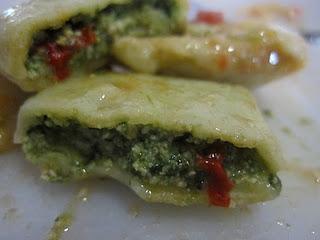 Ravioles de espinaca y ricotta