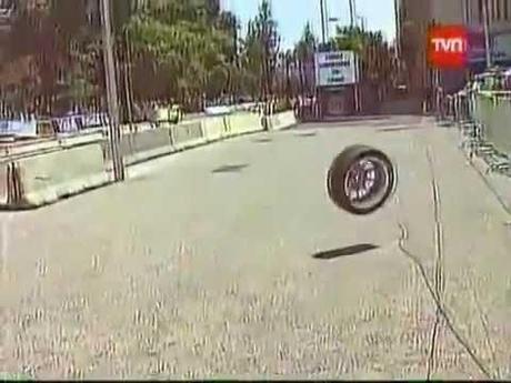 Peligro durante una carrera de coches