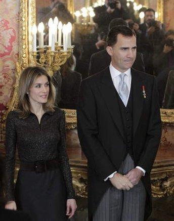 El estilo de la Princesa Letizia en la Recepción de los Reyes al Cuerpo Diplomático