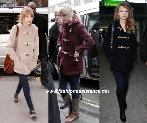 Taylor Swift adora el look college y las trencas de Topshop