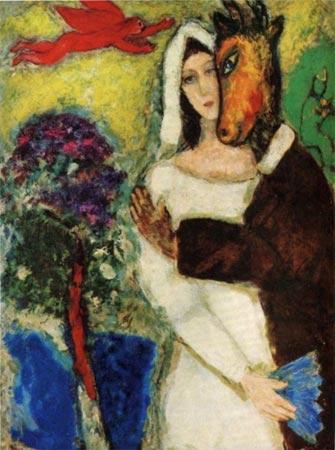 Marc Chagall 'Sueño de una noche de verano', 1939. Óleo sobre lienzo.