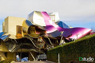 vino de diseño por Frank O. Gehry & Marqués de Riscal