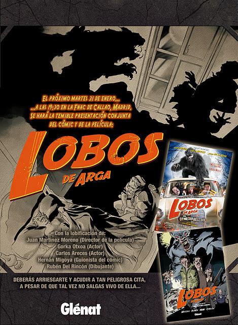Presentación del cómic y la película, Lobos de Arga