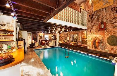 Piscina en el living