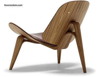 Diseño Moderno danés Sillas modernas de madera, diseño danés.