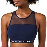 Tommy Hilfiger BRALETTE UW0UW00012, Sujetador Deportivo de Estilo Bralette, Mujer, Navy Blazer, S