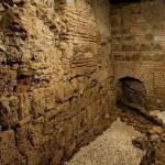 La extracción de arena y piedra de la muralla medieval de Santander