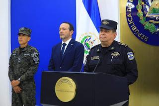 El gabinete de seguridad de El Salvador