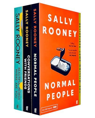 Conjunto de 3 libros de la colección Sally Rooney (Conversaciones con amigos, gente normal y un mundo hermoso, ¿dónde estás?)