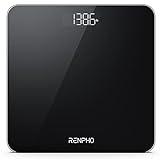 Báscula de Baño Digital RENPHO, Balanza Peso Corporal de Alta Precisión con Pantalla Iluminada, Tecnología Step-On, 400 Lb, Vascular de Peso Electronica en kg/lb/st, 28 x 28 cm, Core 1S