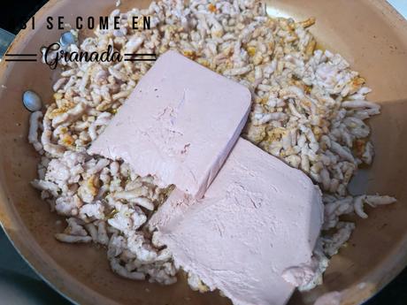 Canelones sin gluten de carne con paté