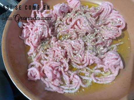 Canelones sin gluten de carne con paté