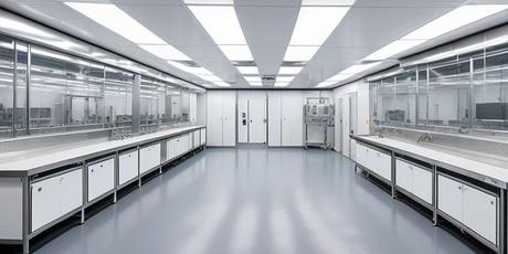 Todo lo que debes saber sobre las salas blancas de un laboratorio sala-blanca-sala-limpia-laboratorio-diseño-construcción-sala-características-normas-certificación-GMP-HVAC-paredes-ventanas-puertas-aire-humedad-control-entornos-hpl-control-parametros-filtros-rencones-suciedad-mantenimiento-flujo-