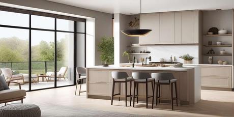 cocina limpia y ordenada