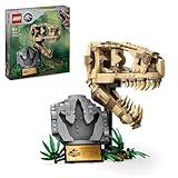 LEGO Jurassic World Fósiles de Dinosaurio: Cráneo de T. rex de Juguete, Juego Educativo para Niños, Niñas y Fans de la Película de 9 Años o Más de Maqueta de Construcción de Esqueleto con Huesos 76964