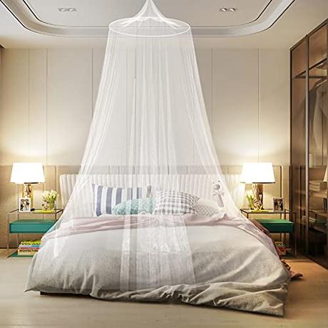 Fabu Mosquitero Grande Universal con Diseño de Cúpula, Portátil Mosquitose, para cama de Matrimonio
