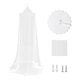 Mosquitera con gancho, cama individual, cama doble, cuna, mosquitera, colcha, mosquitera de malla fina, dosel familiar, mosquitera para viajes