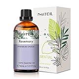 PHATOIL Aceite Esencial de Romero 30 ml, 100% Naturales Puros para Humidificador Difusor, Aromaterapia de Grado Terapéutico para Jabón, Masaje