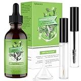 Aceite de Romero 60ML Aceite de Romero para el Cabello 100% Pure Natural Estimula el Crecimiento del Cabello, las Pestañas y las Cejas, la Barba, las Uñas, el Cuerpo y el Rostro