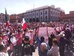 Potosinos participoan en la convocatoria nacional «Marcha por la Democracia»