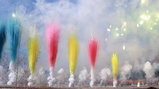Protestas contra la mascletà de Almeida.