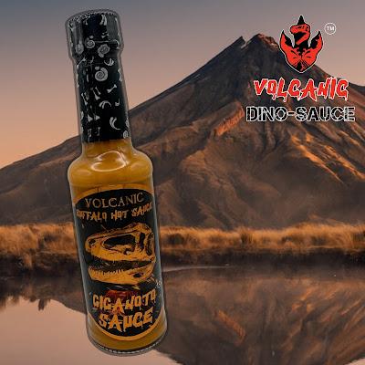 Las salsas picantes de Volcanic Dino-sauce