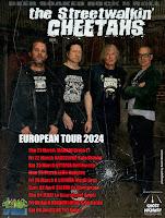 The Streetwalkin' Cheetahs anuncian gira de conciertos en España en 2024